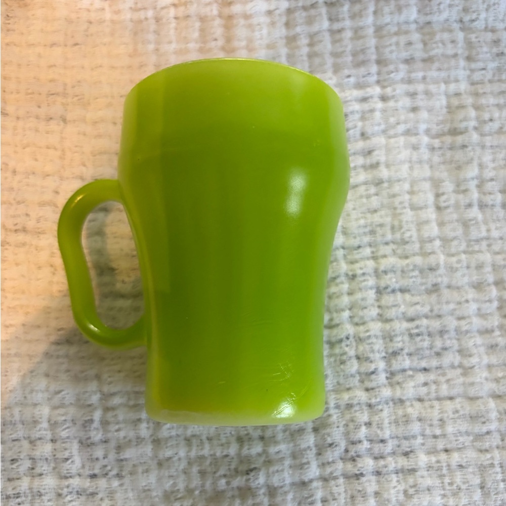 Fire King Lime Green Mug
